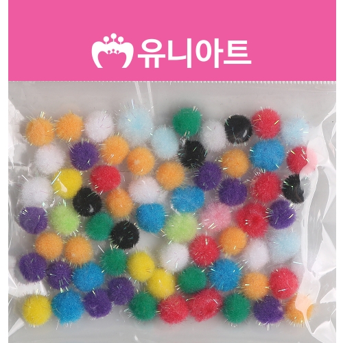 1000 반짝이퐁퐁 10mm 혼합