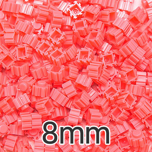 #13-디폼ART블럭 '진분홍색' (8mm) | 500g/약2750알 |