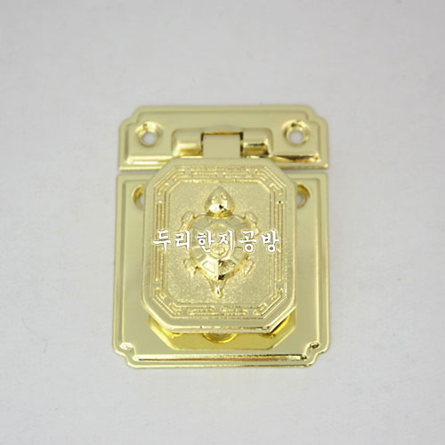 MT214직사각거북똑딱이(금도금)